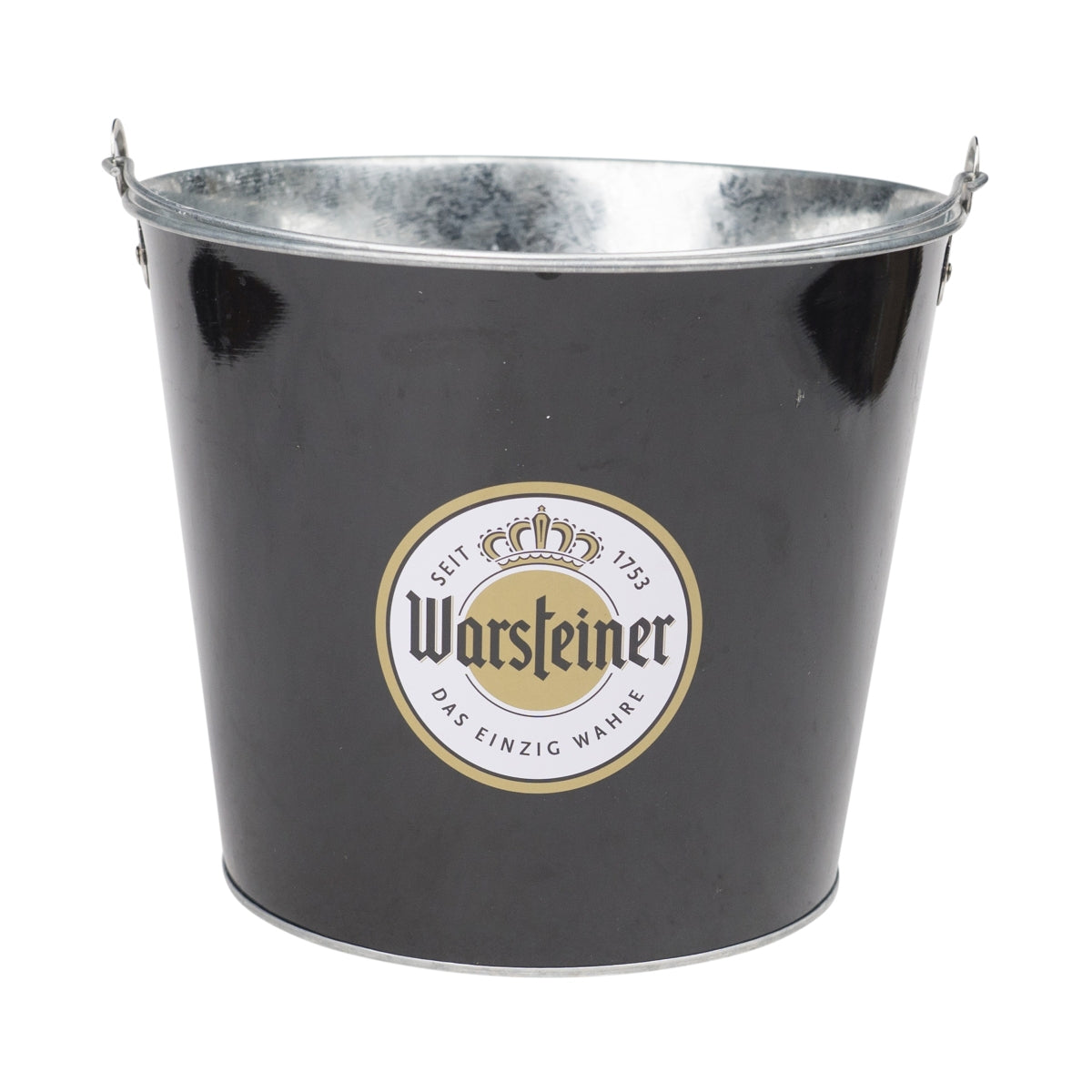 Warsteiner Beer Ice Bucket Metal Cooler Bottle Ice Box Ice Cube Container Beach – View 2