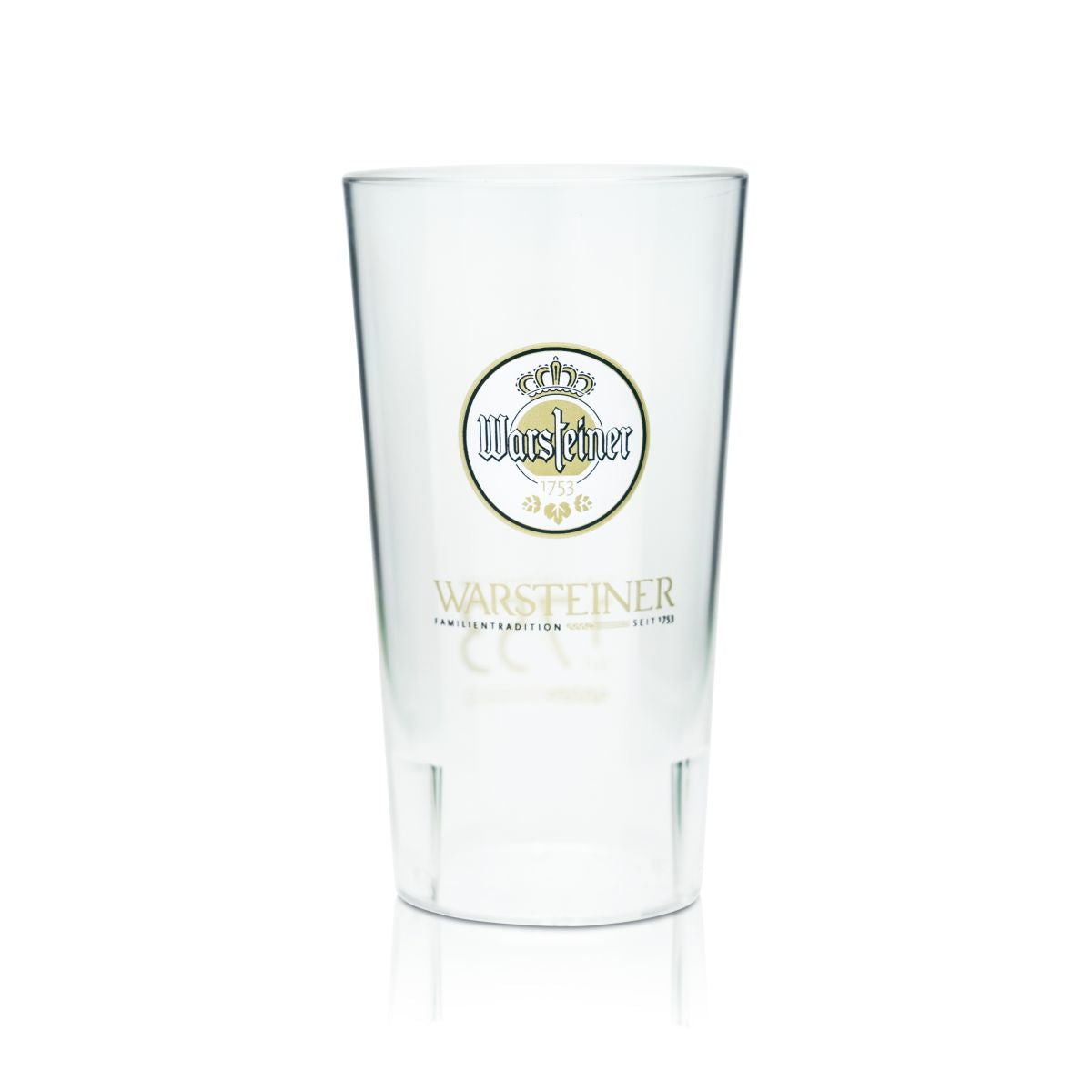 Warsteiner beer glass 0,3l reusable mug "1753" new