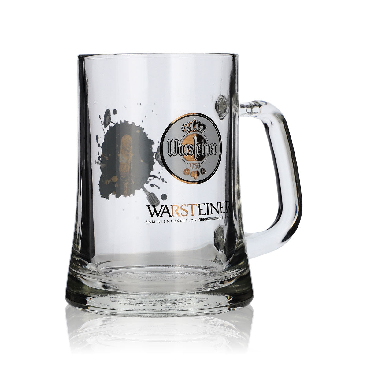 Warsteiner beer glass 0.3 l beer mug Seidel collector's mug "Microphone" tankard – View 2