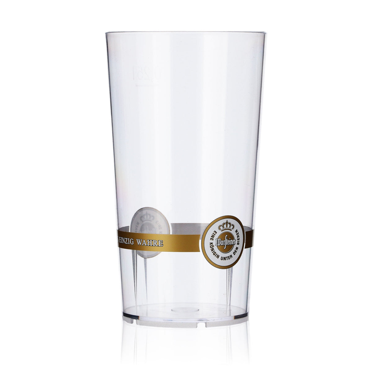6x Warsteiner beer glass Beer glasses 0.25 l Mug Returnable Logo on bottom with ring – View 3