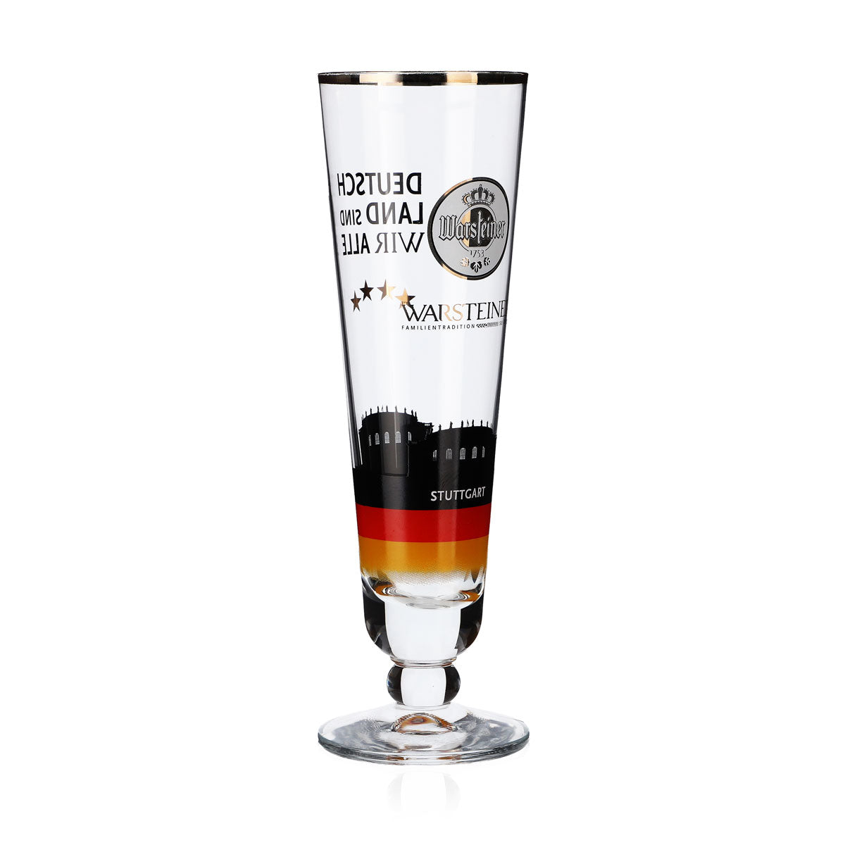 Warsteiner Beer Glass Beer Glasses 0.2l Fan Cup Stuttgart Germany – View 2