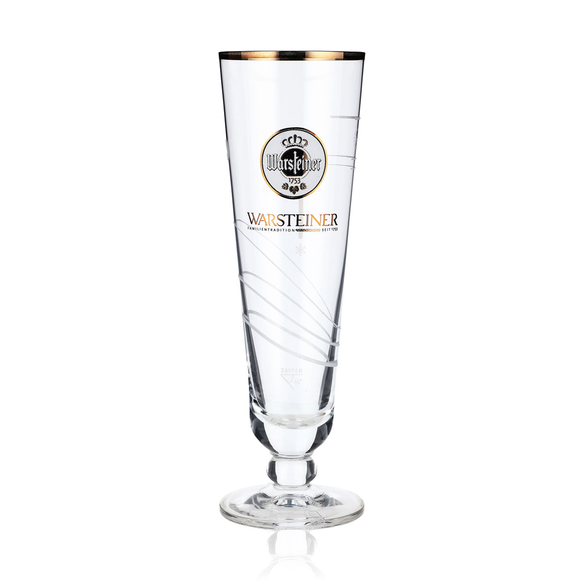 Warsteiner beer glass Beer glasses Instructions Beer glass with colored temperature "Z"