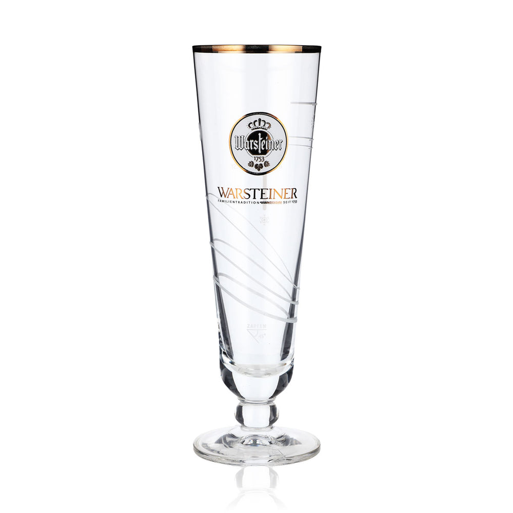 Warsteiner beer glass Beer glasses Instructions Beer glass with colored temperature "Z"