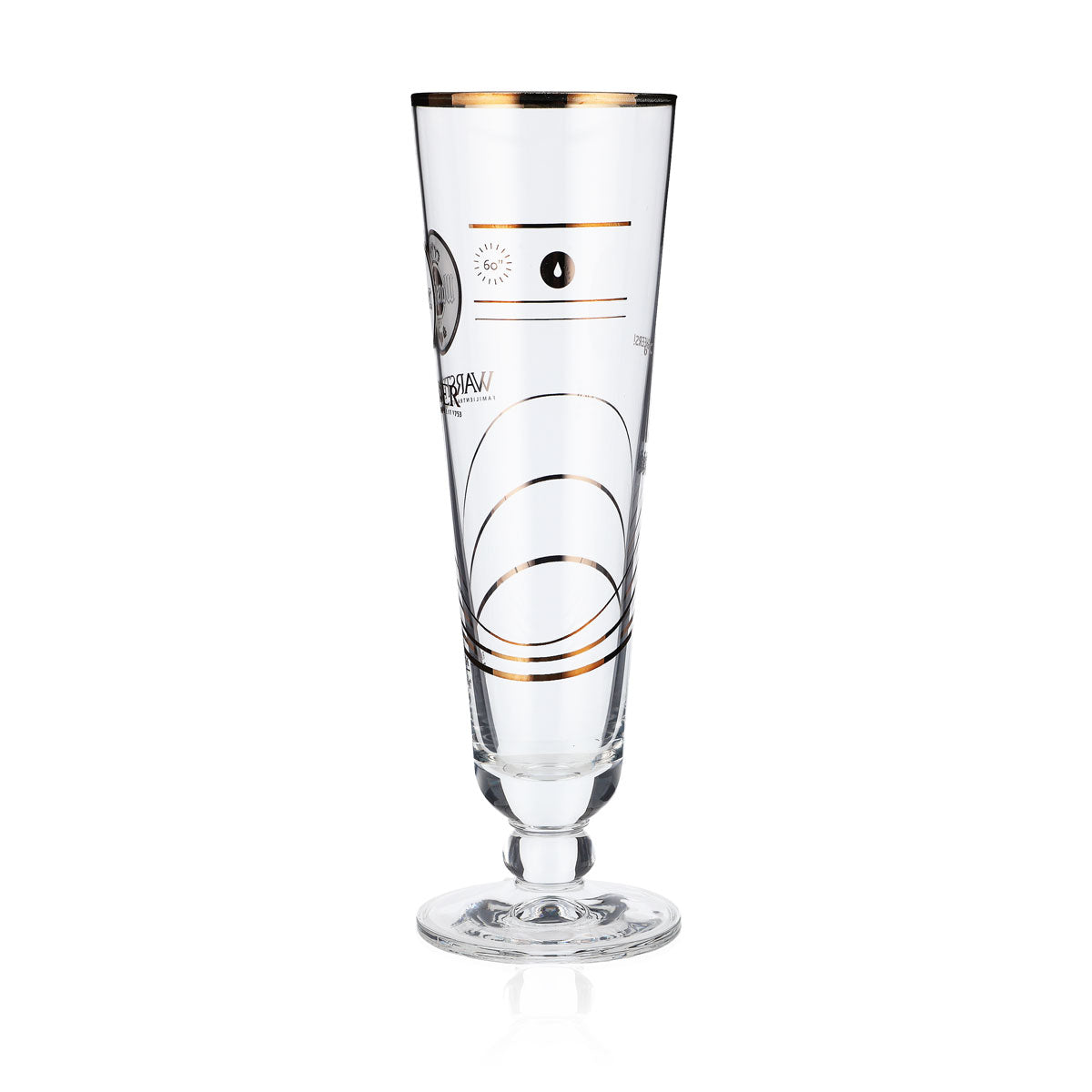 Warsteiner beer glass Beer glasses Instructions Beer glass with colored temperature "F" – View 4