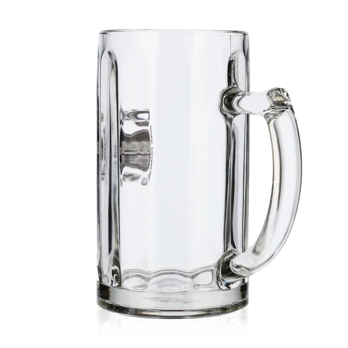 Warsteiner beer glass beer mug beer stein 0.4 l relief lengthwise silver logo – View 4