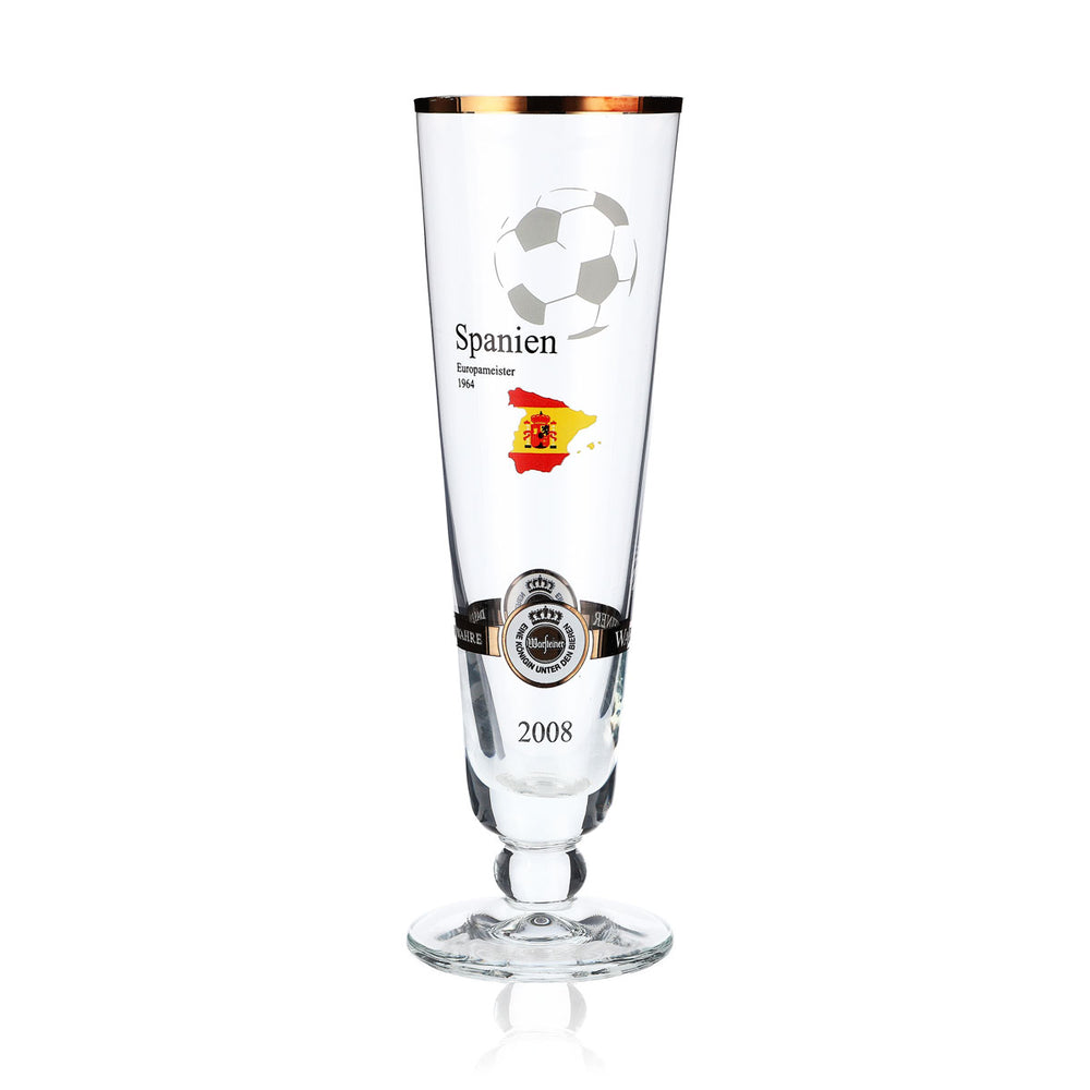 Warsteiner Beer Glasses Annual Edition EM 2008 Glass Nation "Spain"