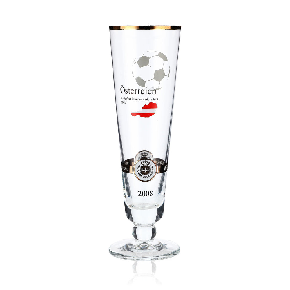Warsteiner Beer Glasses Annual Edition EM 2008 Glass Nation "Austria"