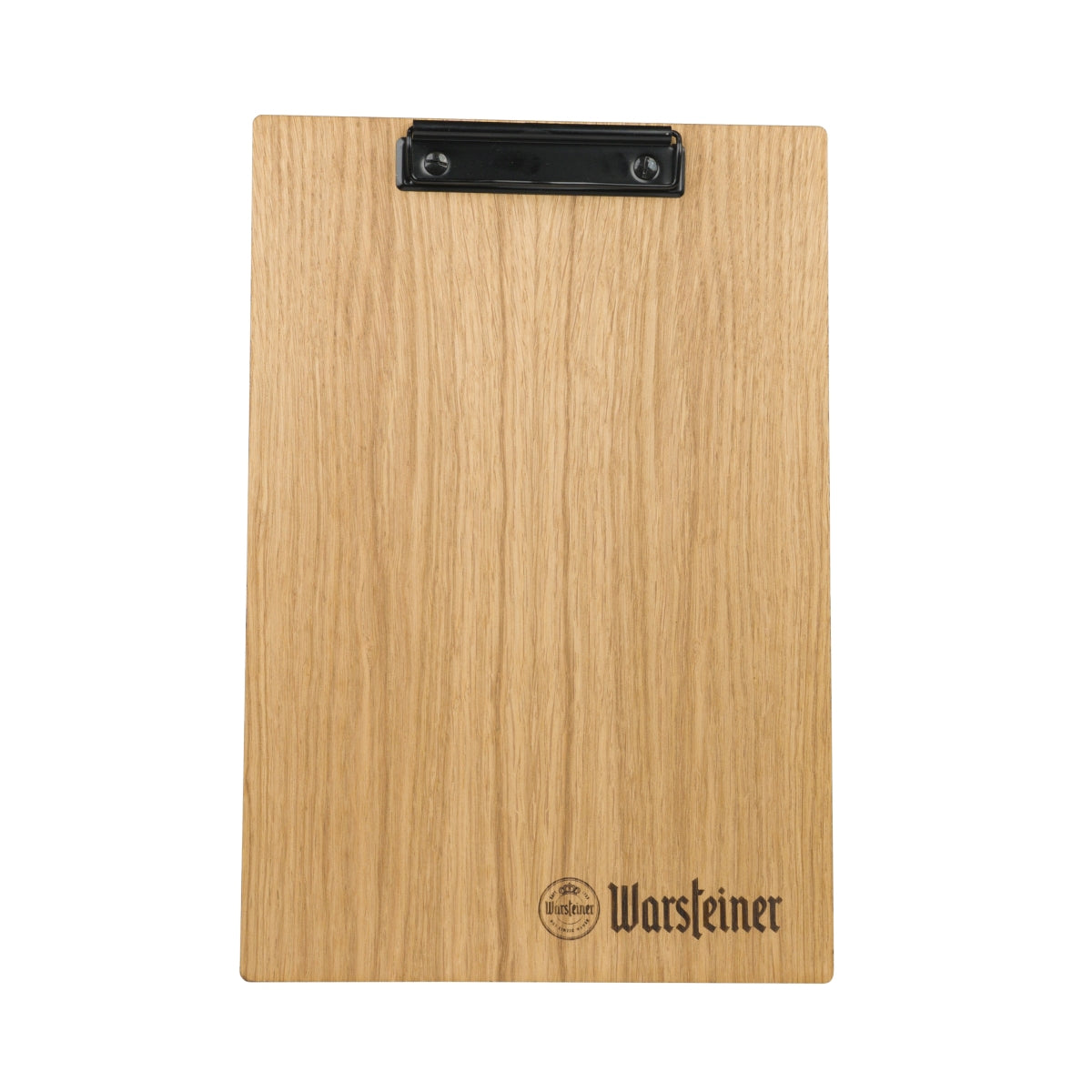 Warsteiner beer clipboard, wooden menu board, table sign, wall decoration, restaurant, bar