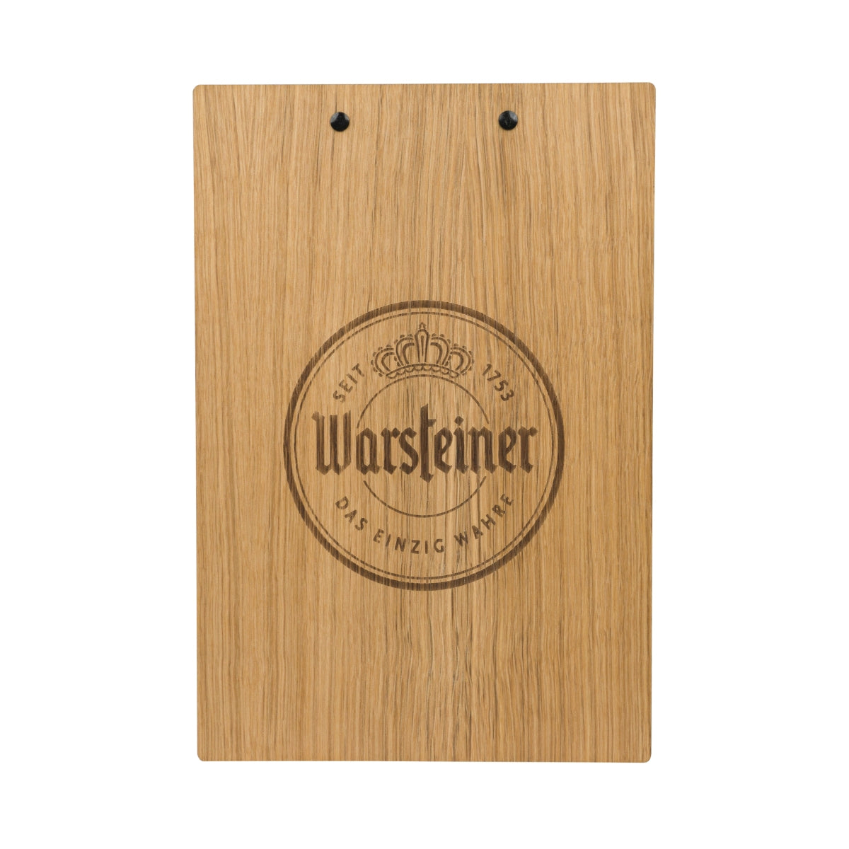 Warsteiner beer clipboard, wooden menu board, table sign, wall decoration, restaurant, bar – View 2