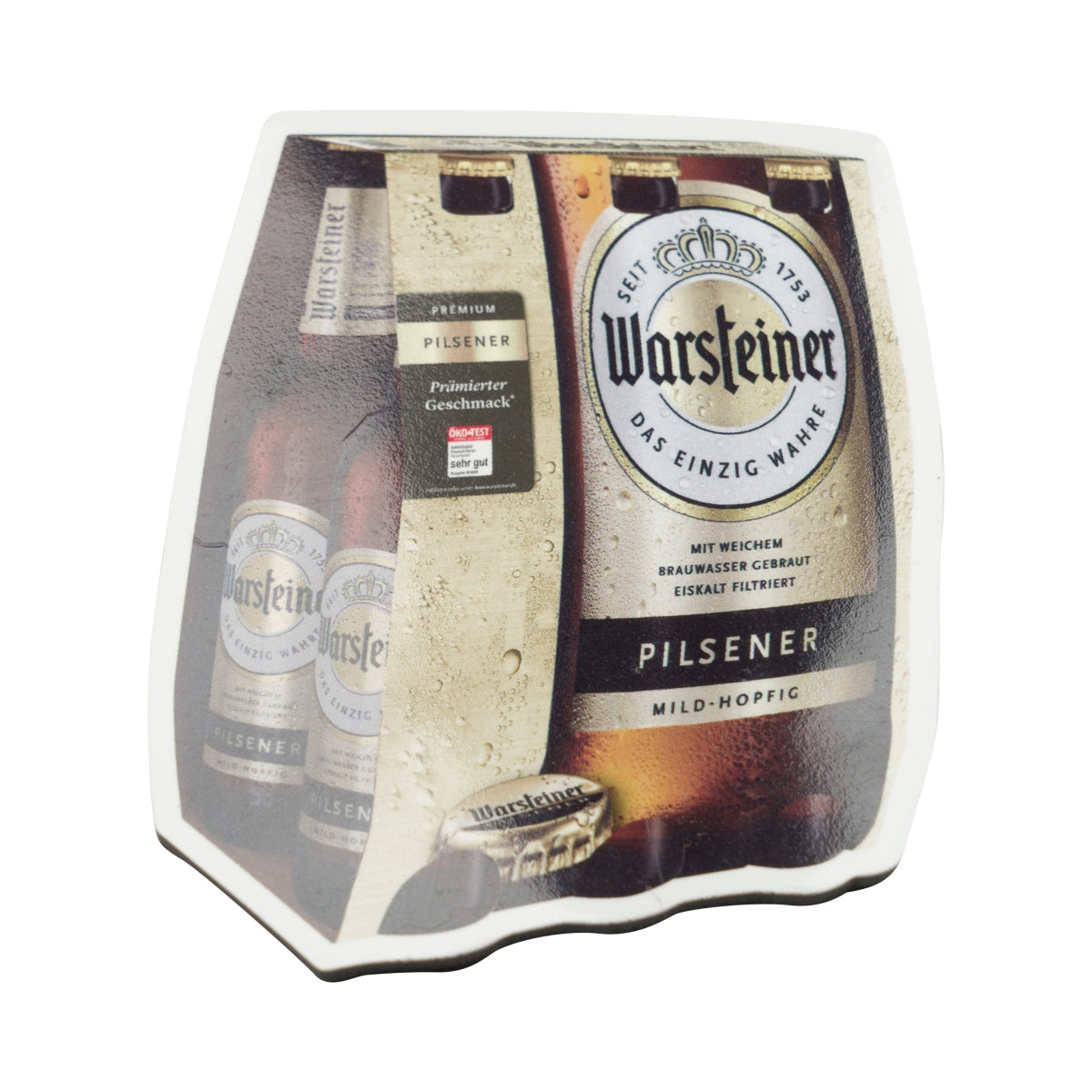 Warsteiner Beer Magnet Fridge Magnet Set, 4 Pieces, Souvenir Sign, Wall Bar – View 3