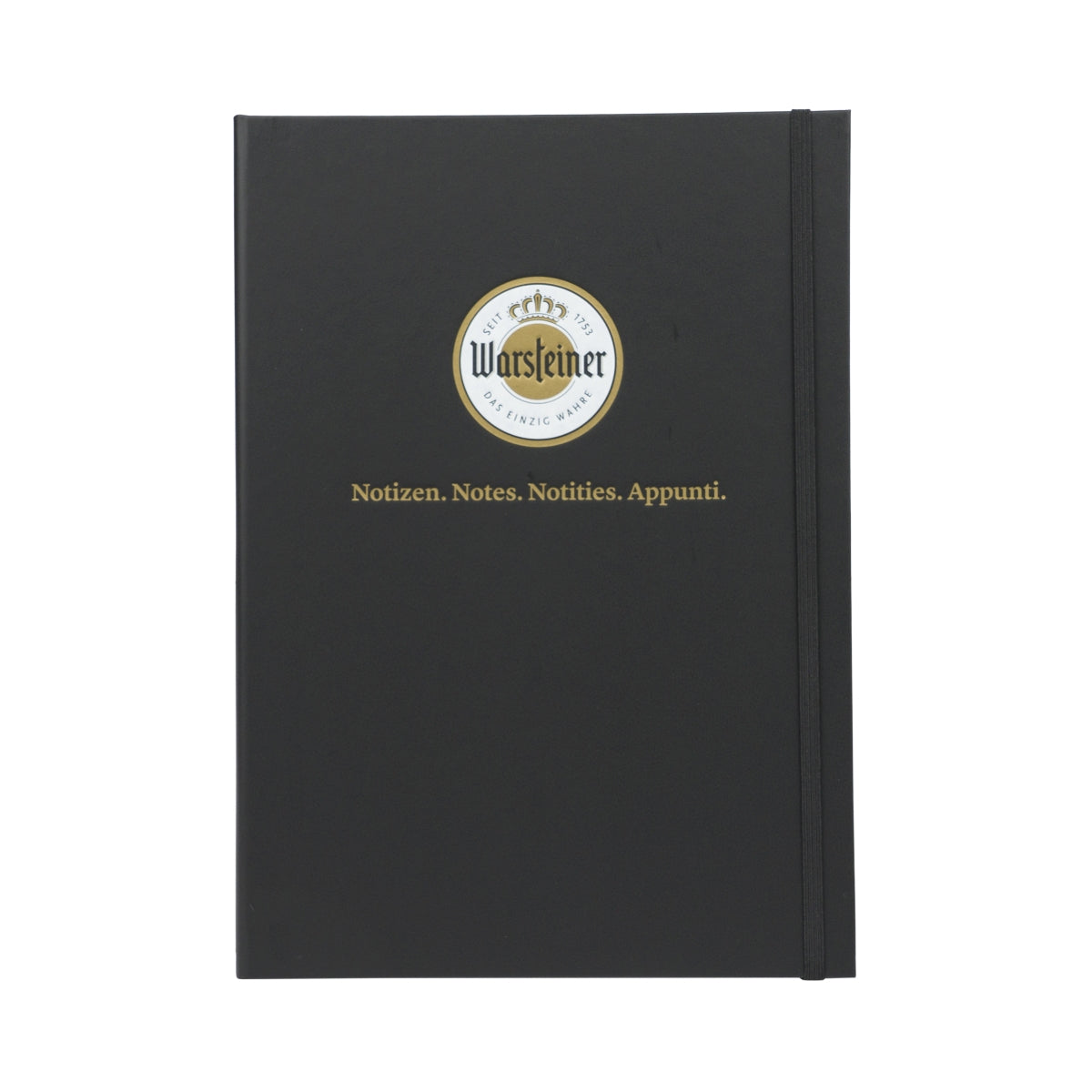 Warsteiner Beer Notebook DIN A4 Black Cover High-quality Booklet Gastro