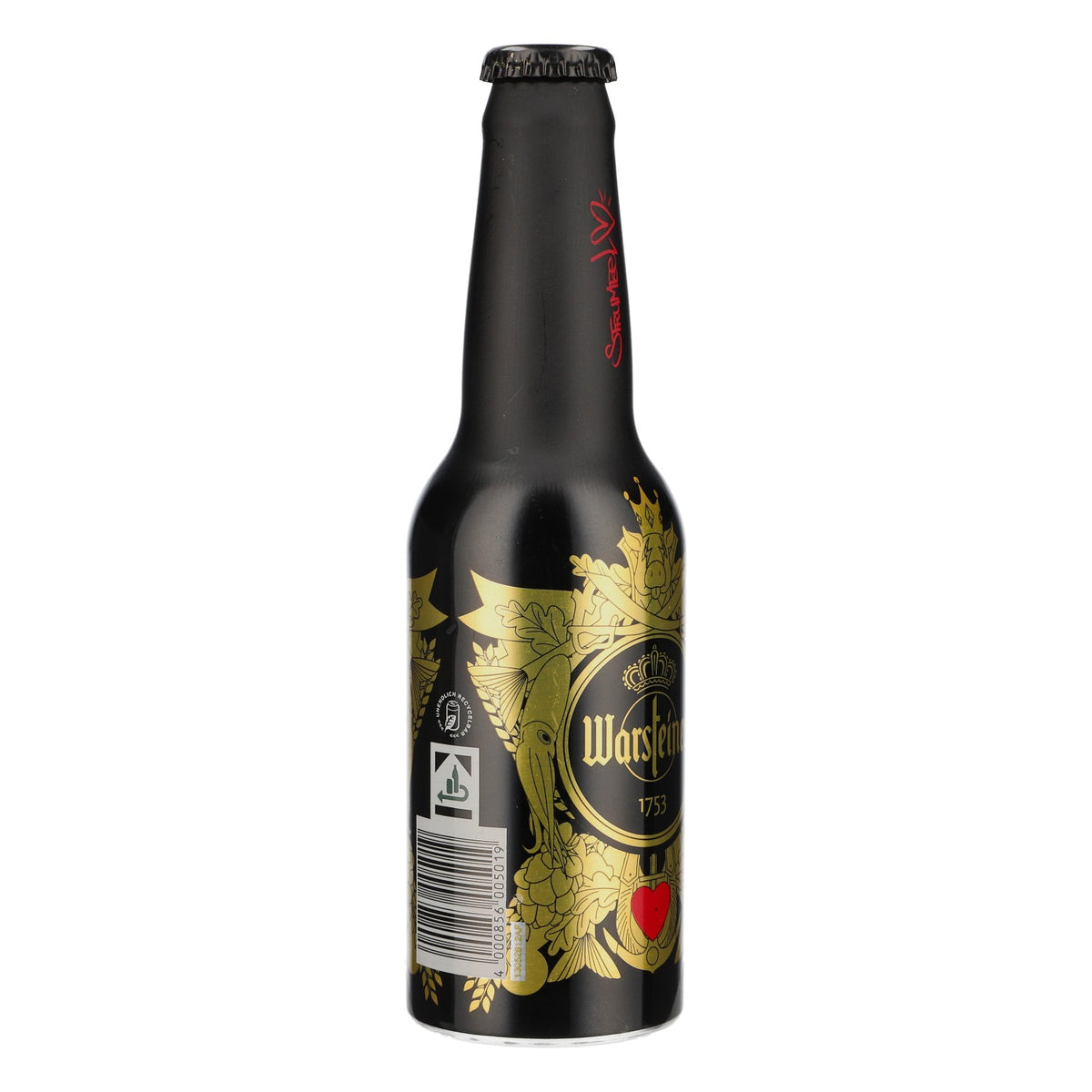 Warsteiner Beer Display Bottle 0.33 l Collector's Edition Black/Gold – View 2