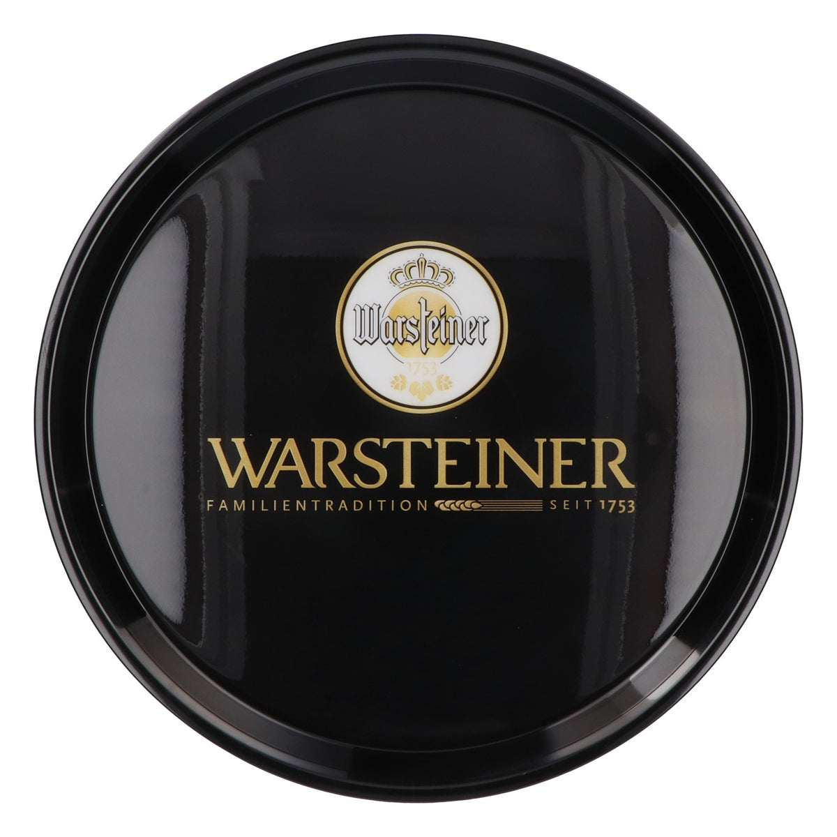 Warsteiner Beer Tray Waiter's Tray 37cm Diameter "Family Tradition Since 1753"