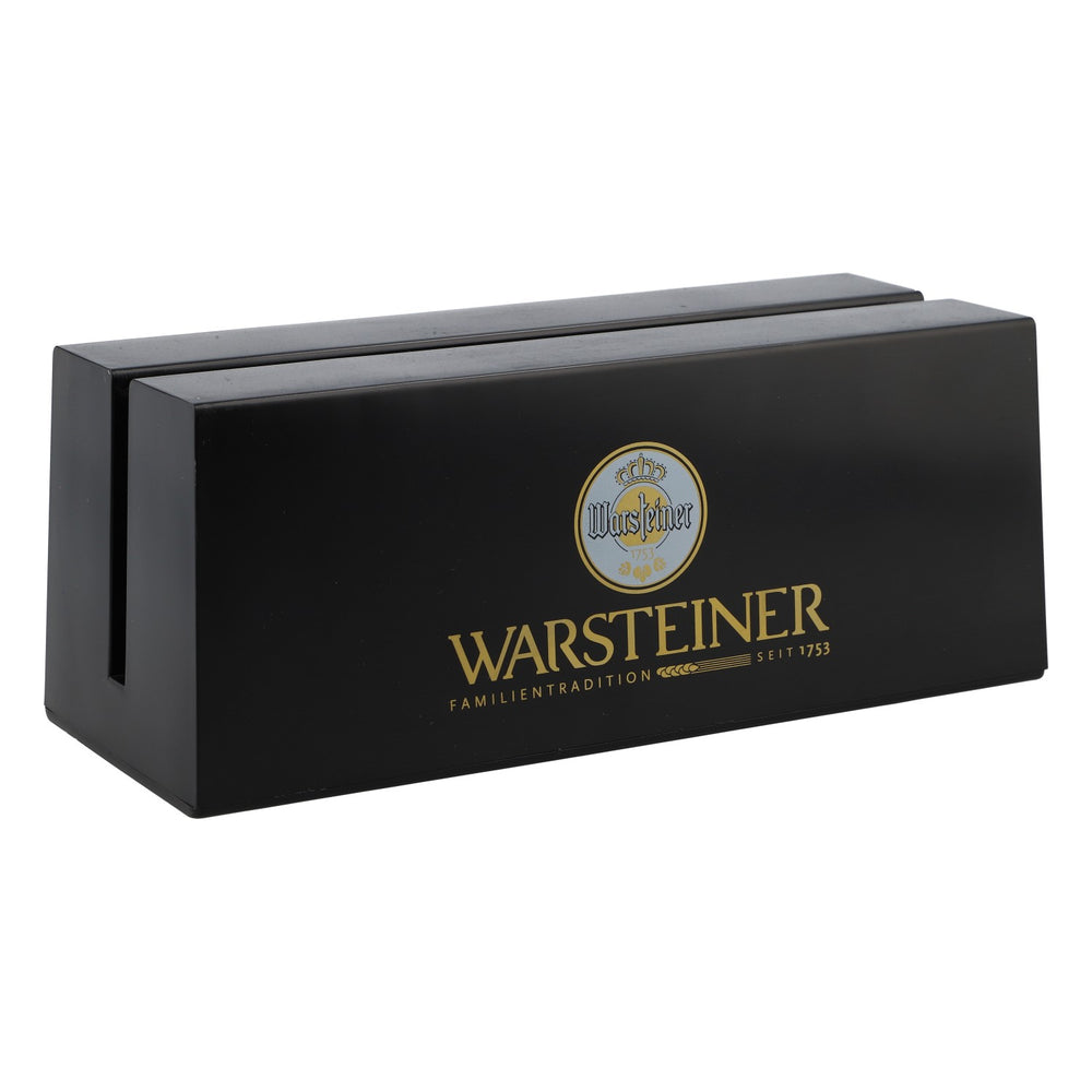 Warsteiner beer table display card holder display table decoration
