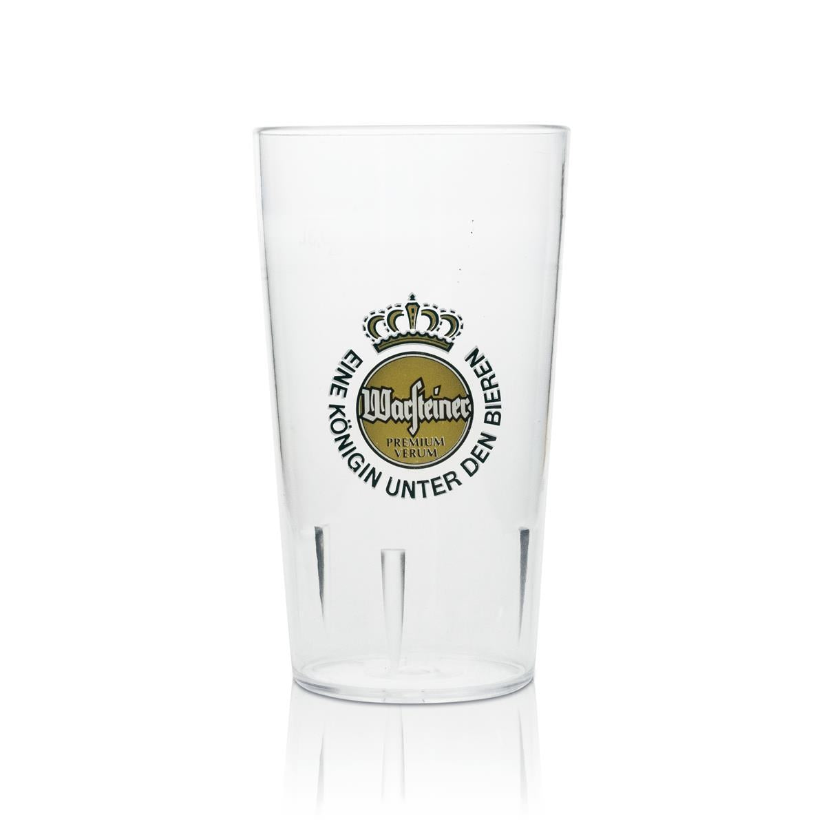 Warsteiner plastic glass 0.3 l beer cup, reusable, stackable, catering glasses, bar