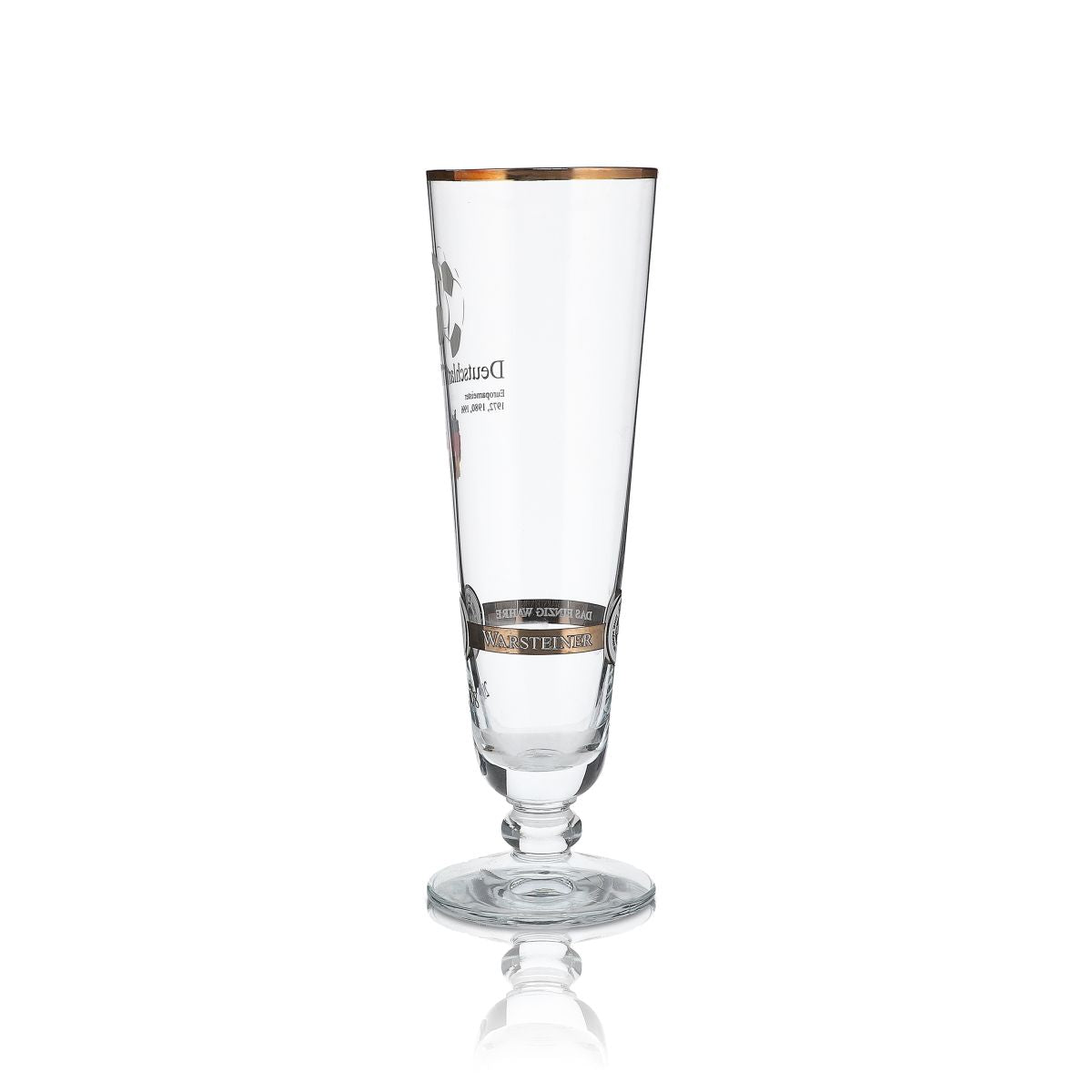 Warsteiner collector's glass, collector's glass, special edition, Germany 2008 trophy – View 2