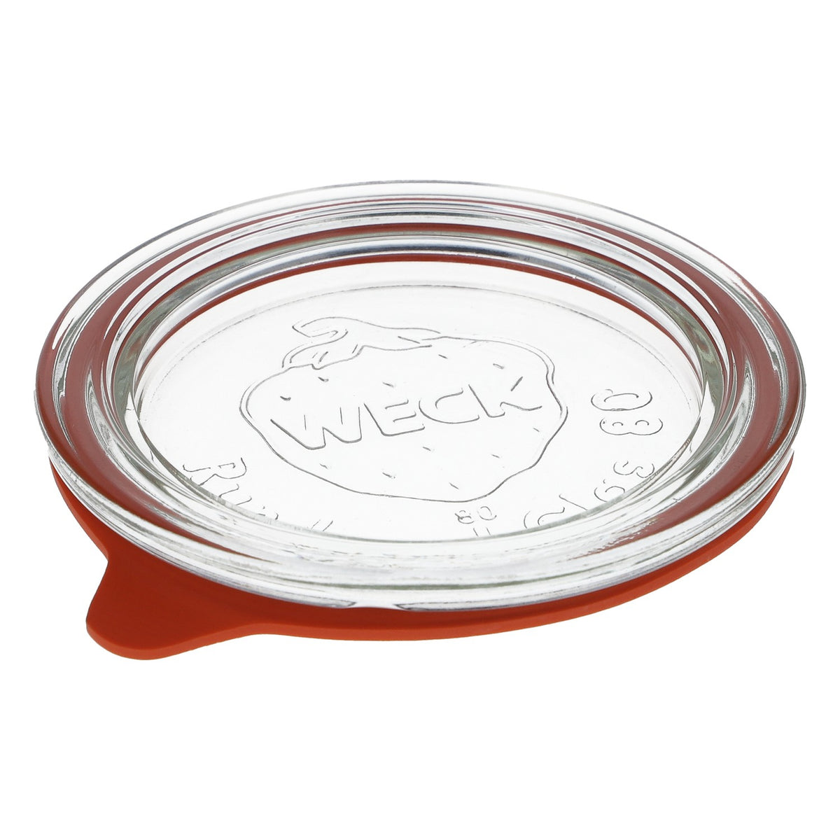 Weck jar lid with rubber seal, 9 cm diameter, round rim 80 – View 2