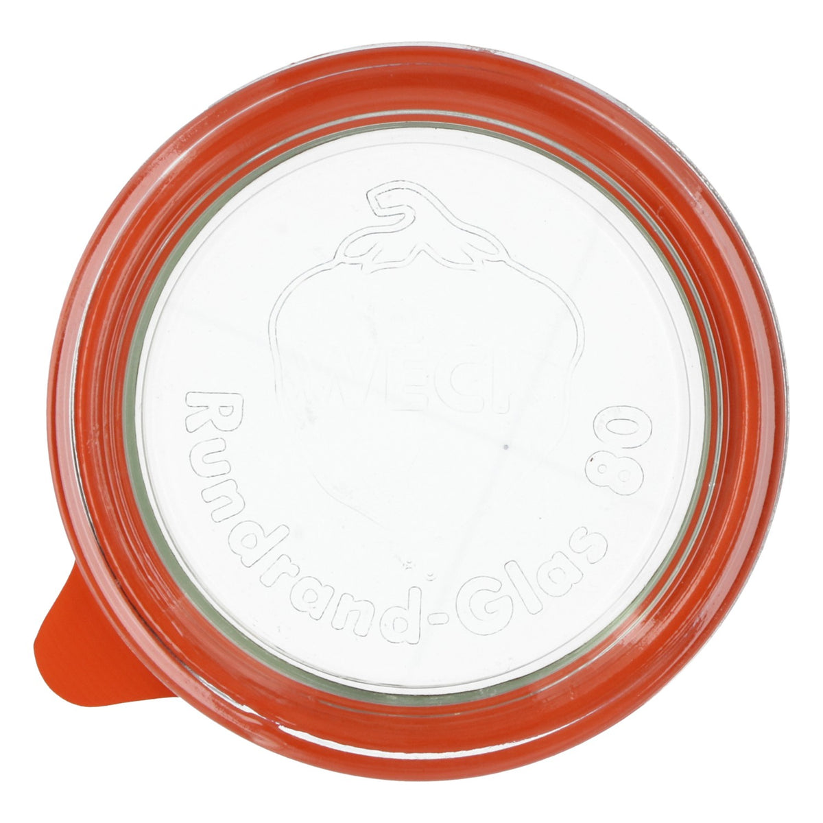 Weck jar lid with rubber seal, 9 cm diameter, round rim 80 – View 3