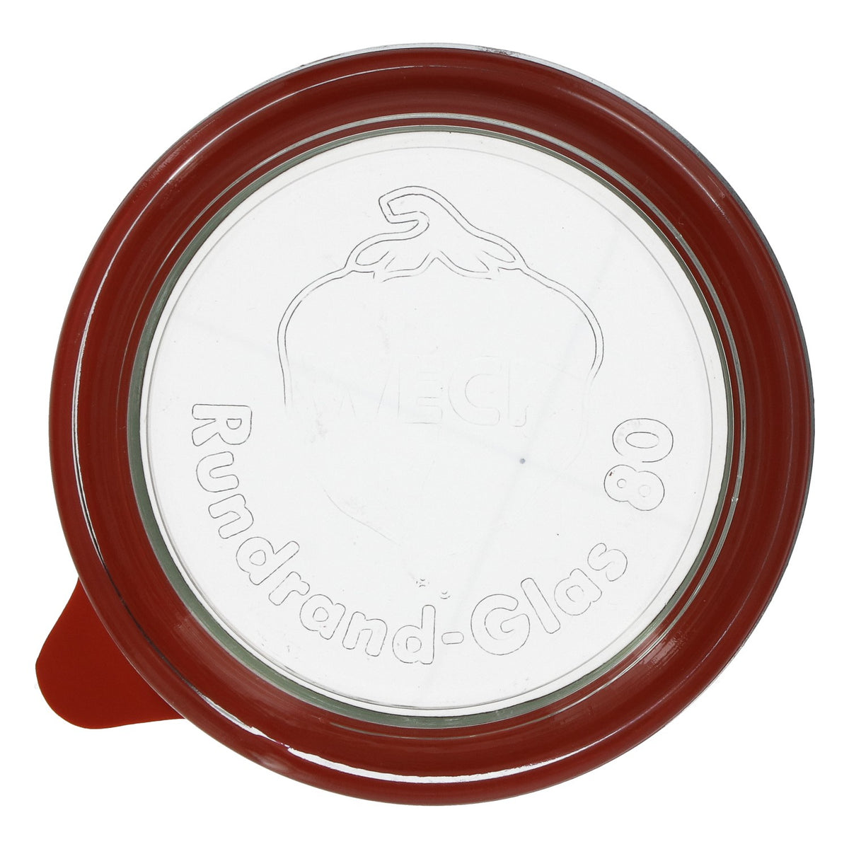 Weck jar lid with rubber seal, 9 cm diameter, round rim 80 – View 4