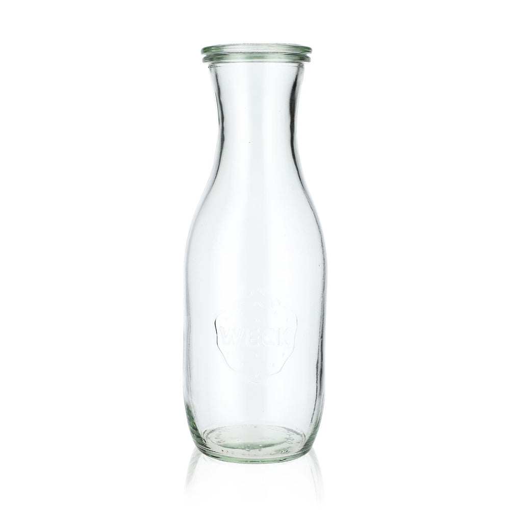 Weck glass bottle Preserving jar 1.062 l Juice bottle with glass lid