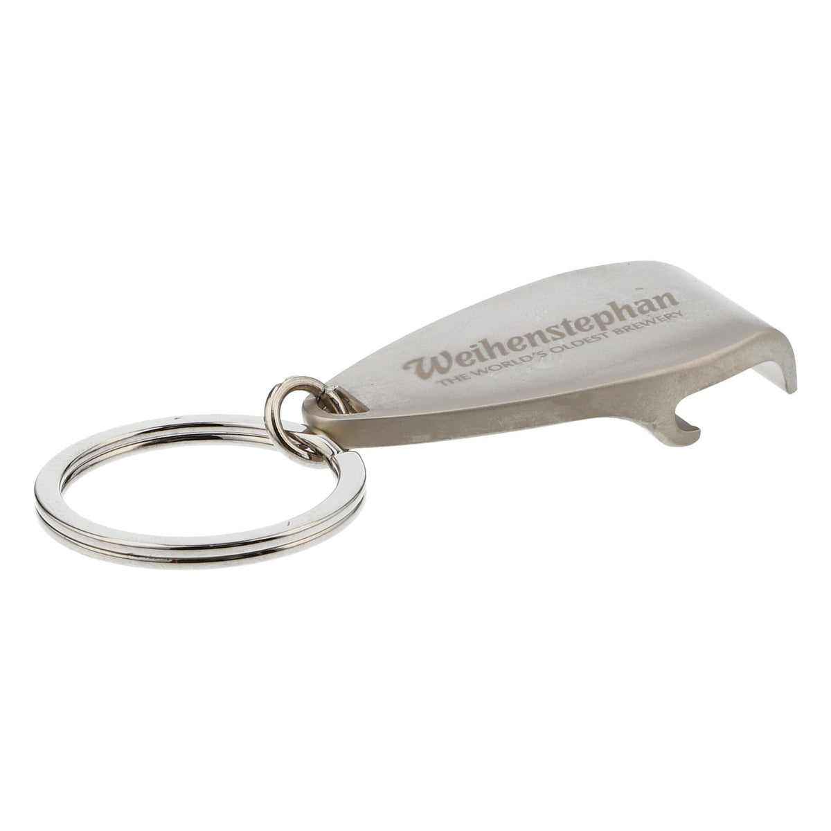 Weihenstephan Beer Bottle Opener Keychain, Stainless Steel