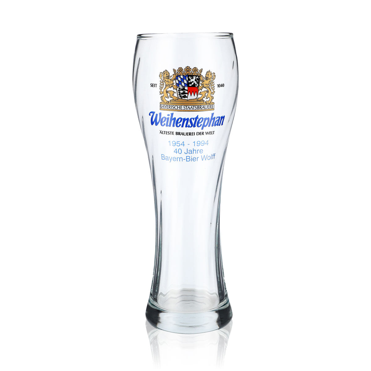 Weihenstephan Beer Glass 0.5l Glasses Wheat Beer Glass Special Edition 40 Years