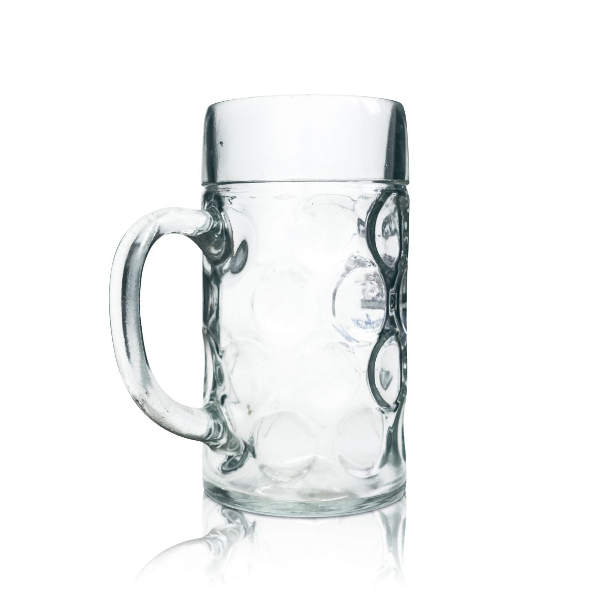 Weihenstephan beer glass 1l beer mug tankard Seidel contour glasses brewery Bavaria – View 2