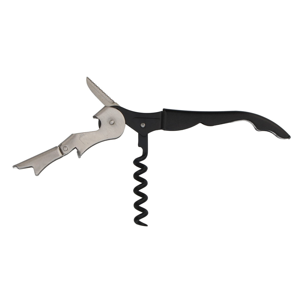 Flick Wine House Wine Corkscrew Bottle Opener Waiter's Knife, Black – View 4