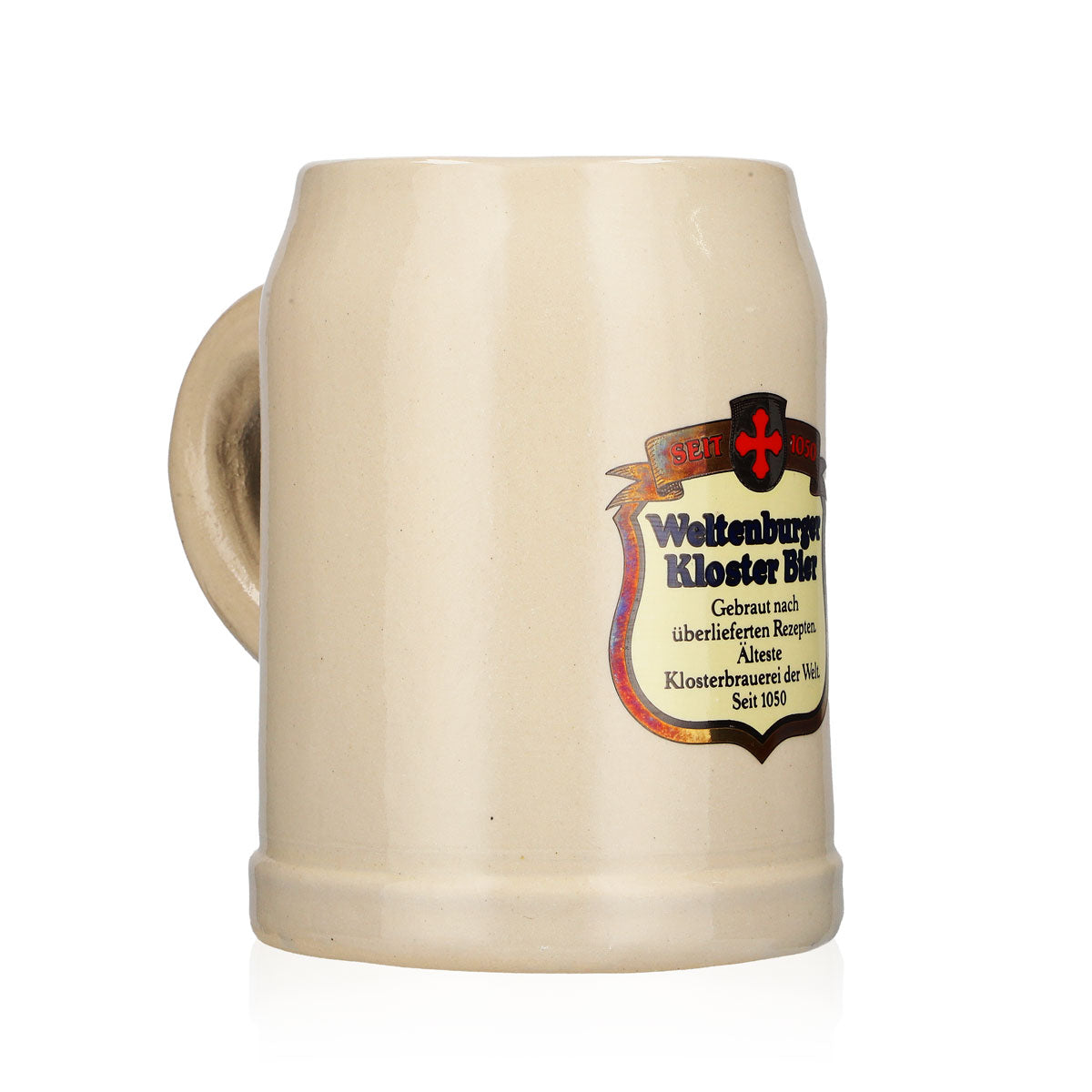 Weltenburg Monastery Glass 0.3l Earthenware Mug Stoneware Beer Mug Seidel Brewery – View 2