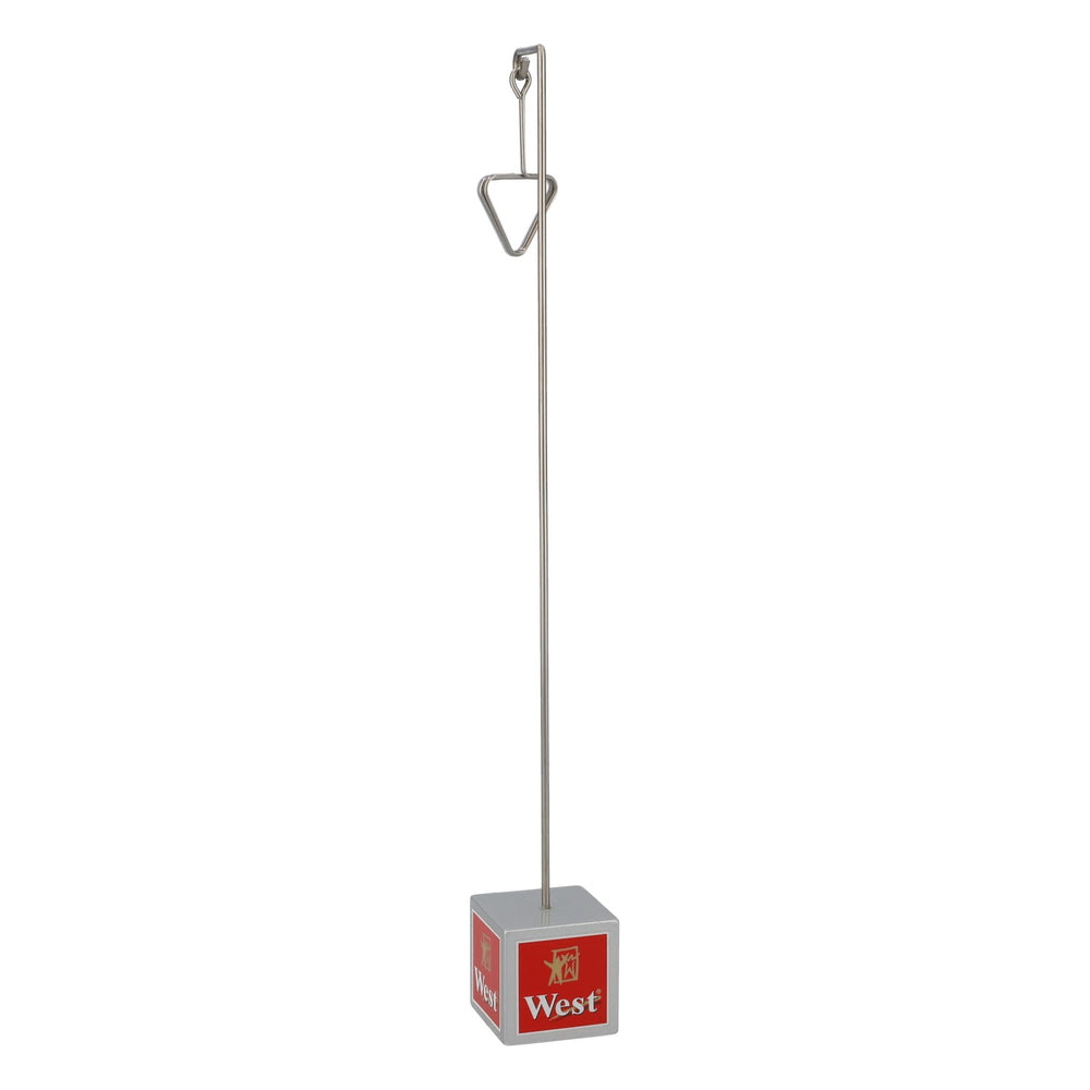West Stainless Steel Tabletop Menu Holder and Picture Holder "Gallows" Silver