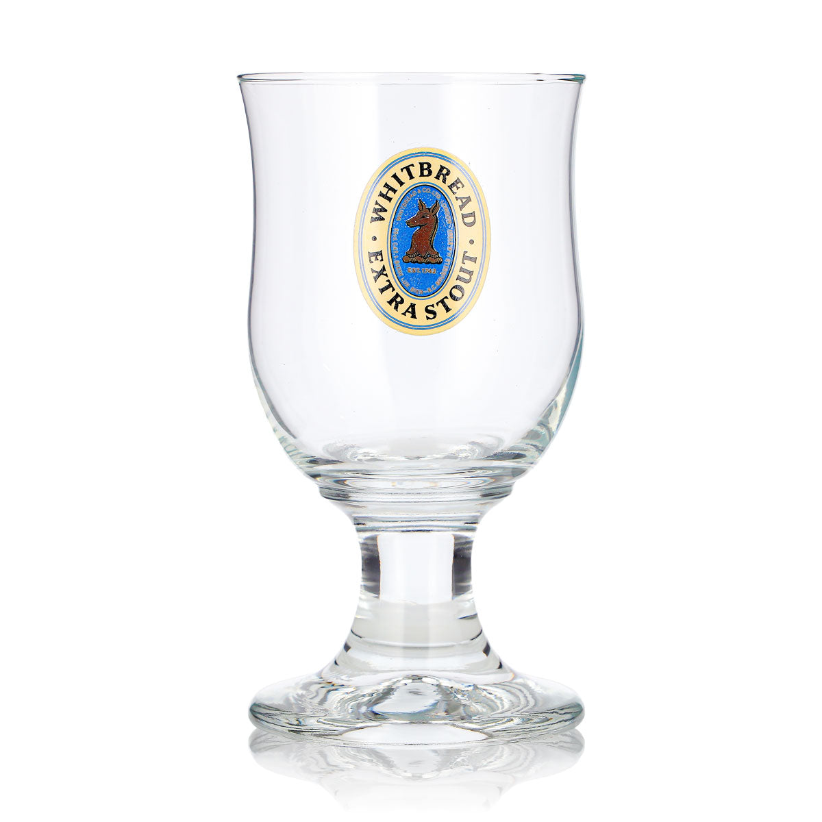 Whitebread Beer Glass 0.37 L Goblet Extra Stout EST.1742 Durabor
