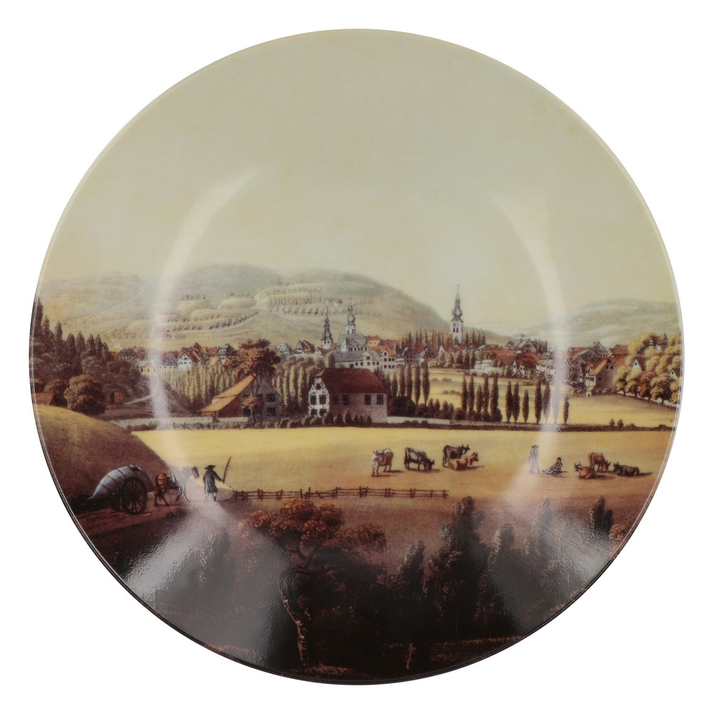 Wicküler Pilsener Beer Porcelain Annual Plate 1992 Rare City Views