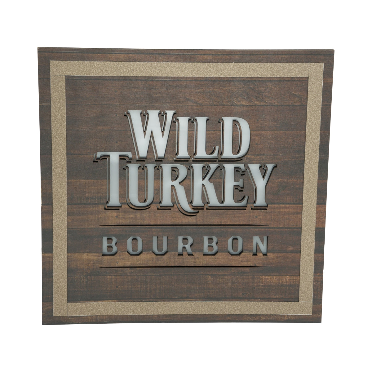 Wild Turkey Whiskey Neon Sign 40x40cm Bourbon Light Wall Sign Board Bar