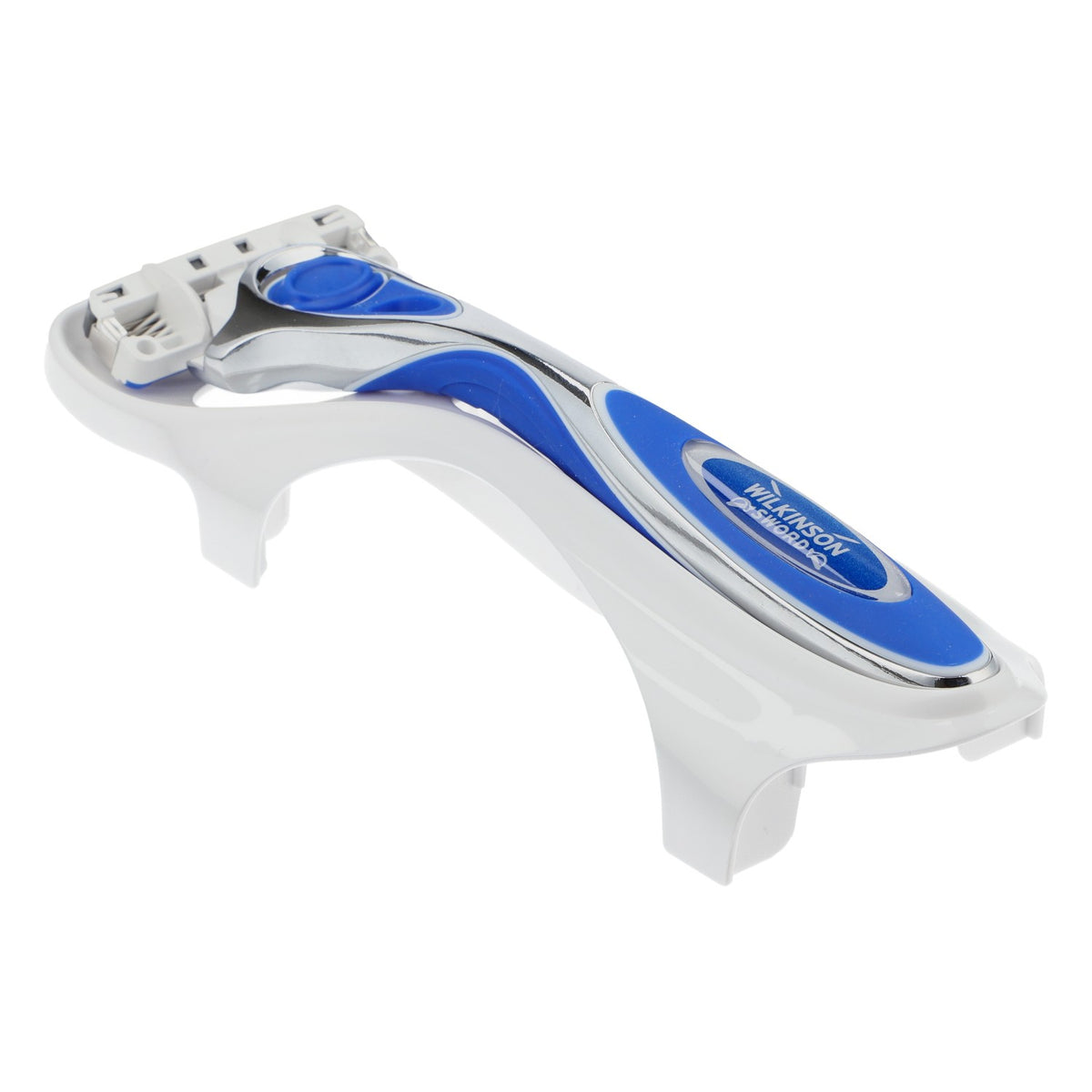 Wilkinson Sword Hydro 3 Razor with 3 UltraGlide Blades, Blue, Comfort Shave – View 4