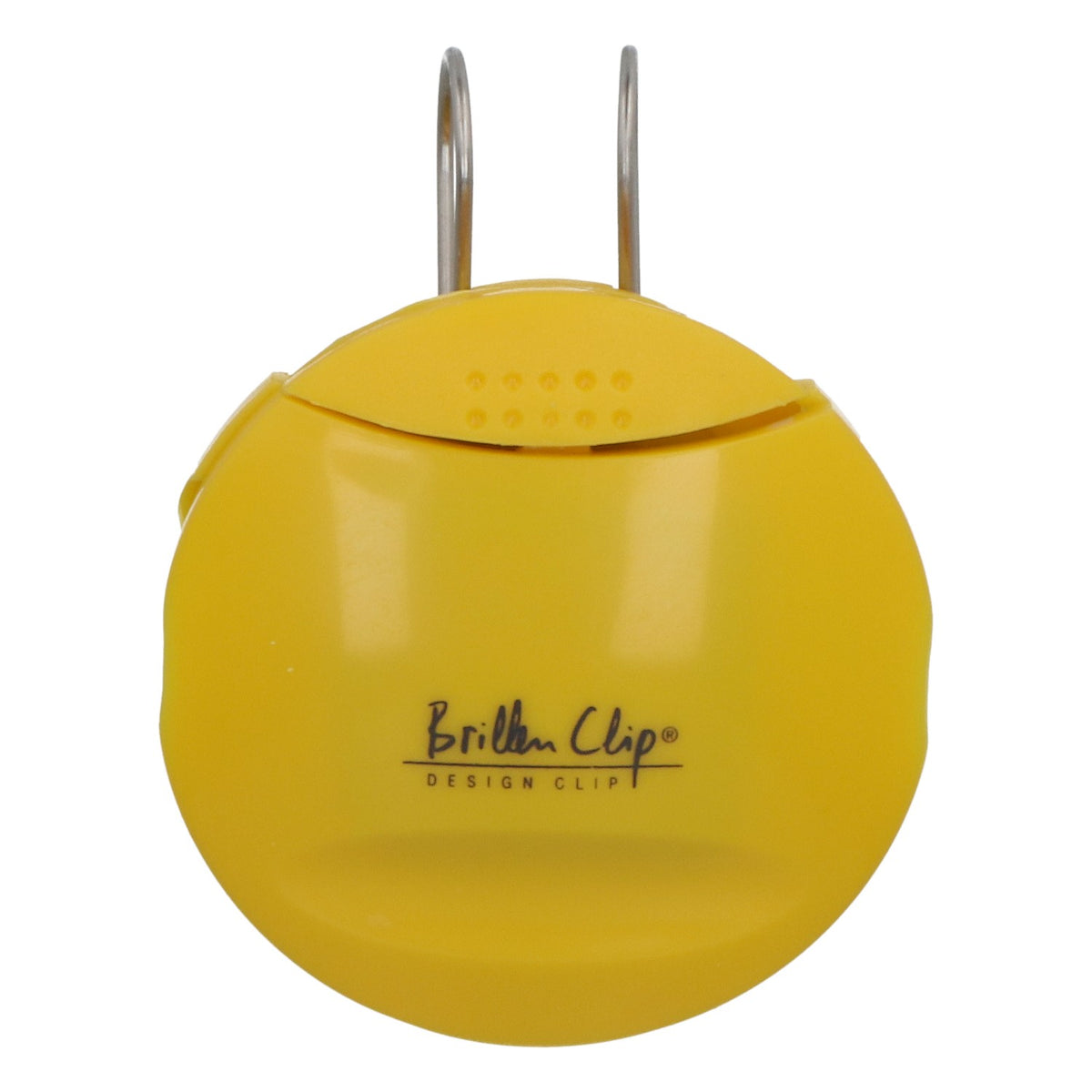 WimexX Sunglass Clip for Sun Visor, Yellow - Secure Car Mount, Click