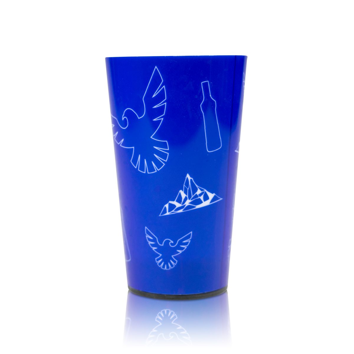 Vodka Gorbatschow Lumi Mug Glass 0.44l LED Reusable Plastic Glasses Long Drink – View 3