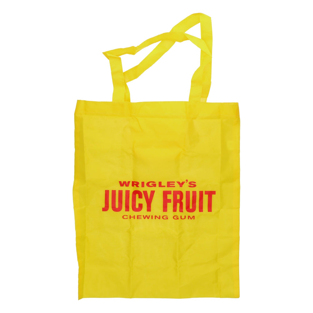 Wrigley's Juicy Fruit Shopping Bag, Yellow, Foldable