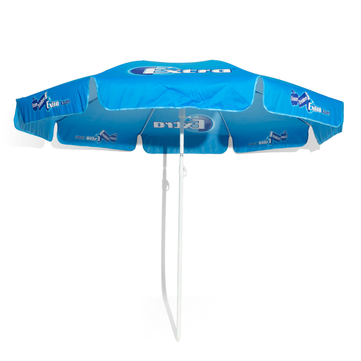 Wrigley's Chewing Gum Parasol Folding Umbrella Beach Umbrella Sun Protection Blue – View 2