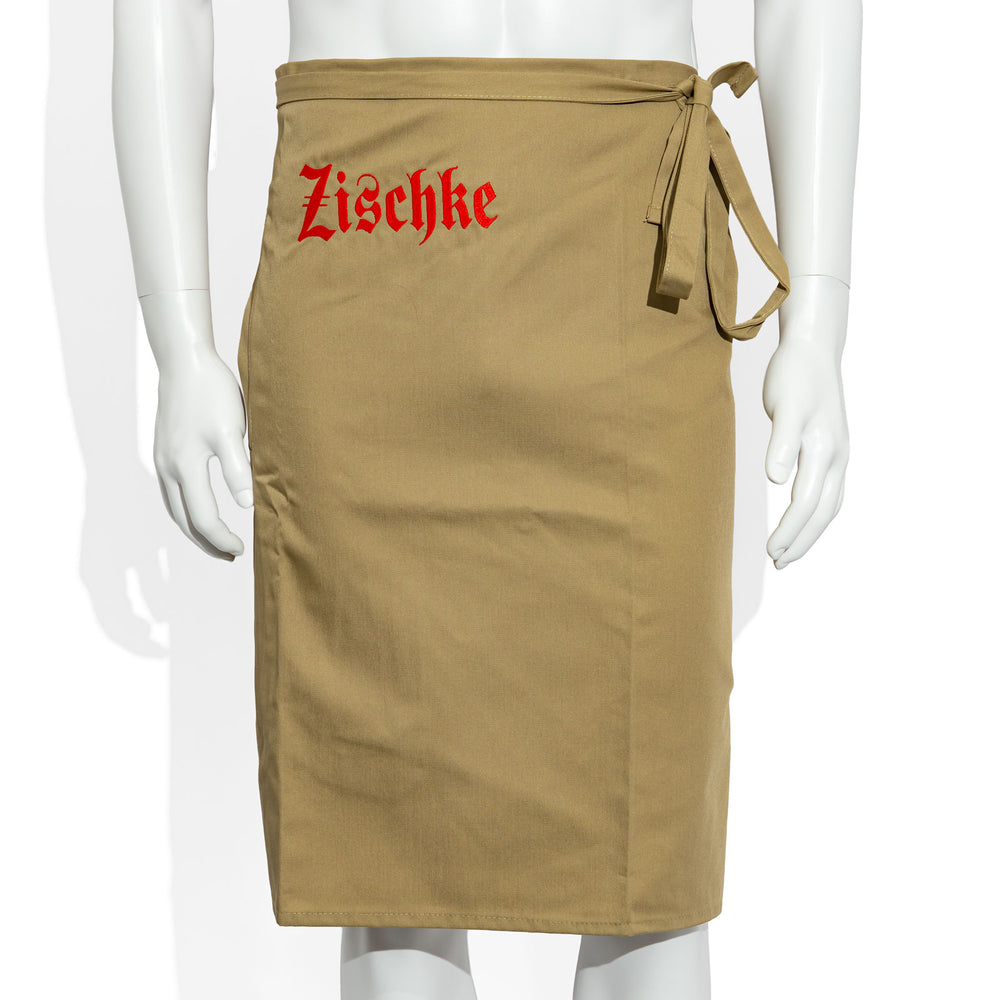 Zischke Beer Glass Waiter's Apron, Beige, Blended Fabric Apron