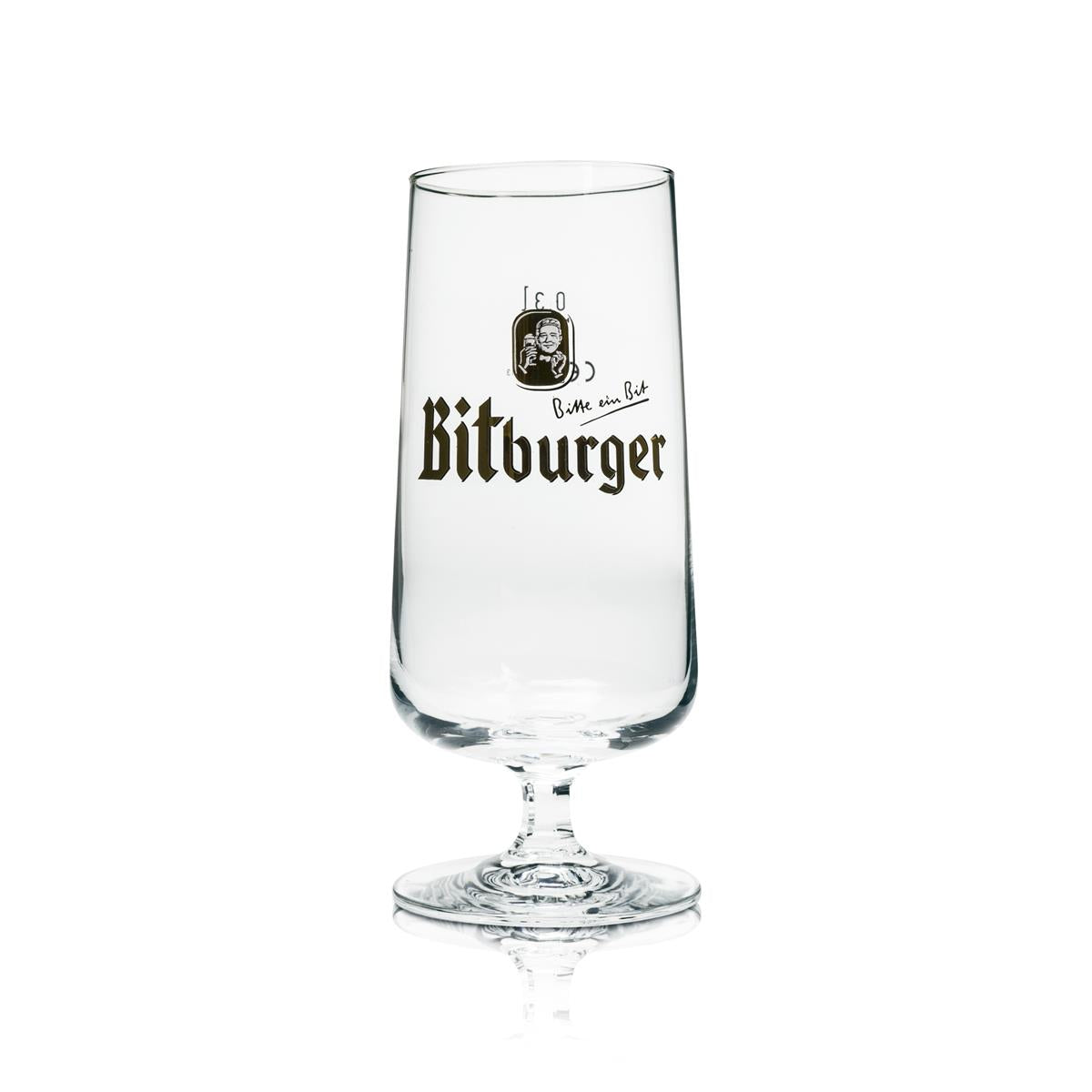 2 Bitburger Beer Glasses 0.3l Goblet Rastal New – View 2
