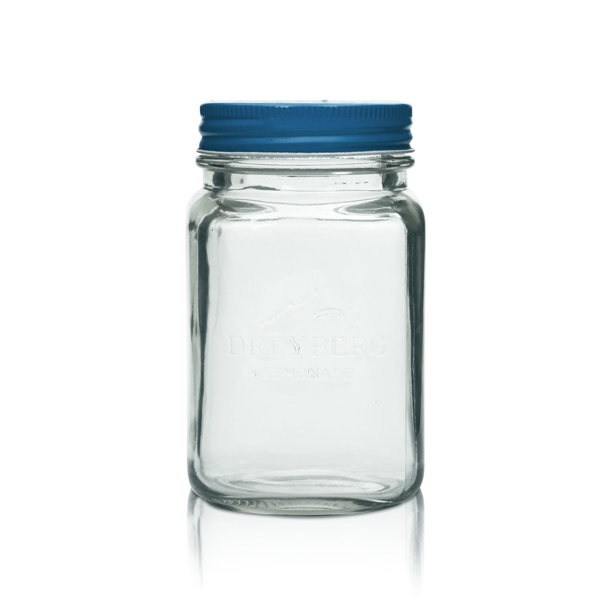 1 Dreyberg Edelweiss glass 0.4 l screw-top jar with lid "Lemonade" used