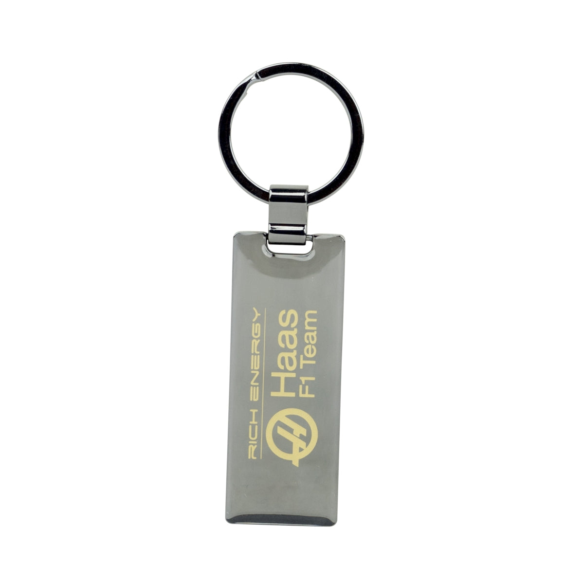 1 Haas Formula 1 key ring tag, metal plate, new