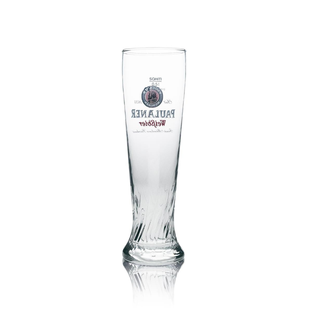 6x Paulaner wheat beer glasses, 0.5 l, yeast wheat beer glasses, calibrated, catering, brewery, Bavaria – View 3