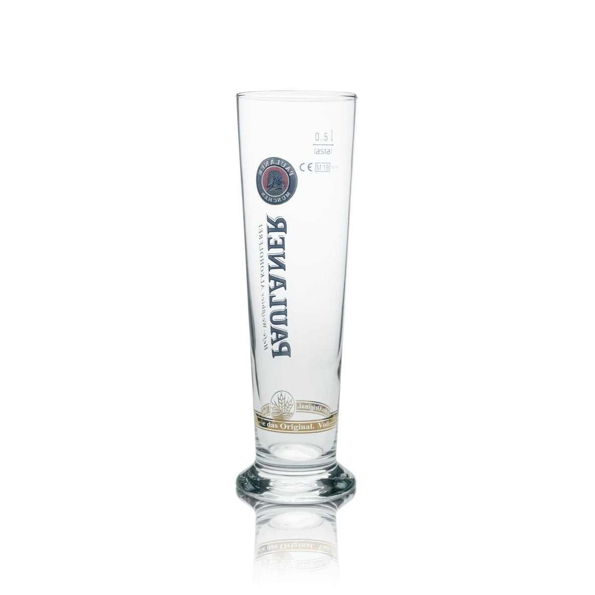 6x Paulaner wheat beer glass 0.5l Hefeweizen Kristallweizen glasses Non-alcoholic – View 3