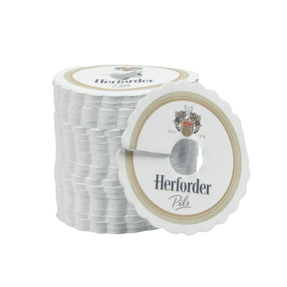 1000x Herforder beer rosettes Pils collar drops doilies glasses catering