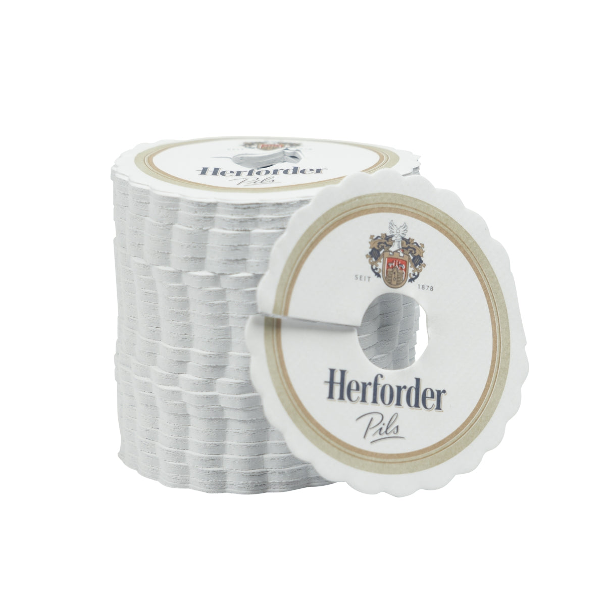 1000x Herforder beer rosettes Pils collar drops doilies glasses catering