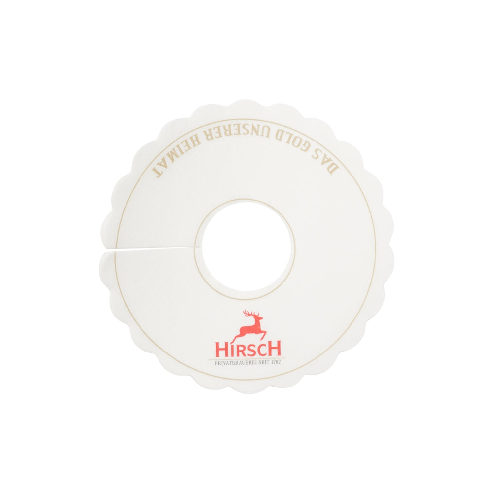 1000x Hirsch Bräu Beer Pilsner Rosette Drip Coaster Flower Coaster Beer Coaster