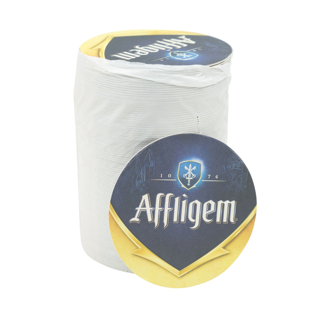 100x Affligem beer coasters, felt coasters, glasses, Belgium, beer, gastro