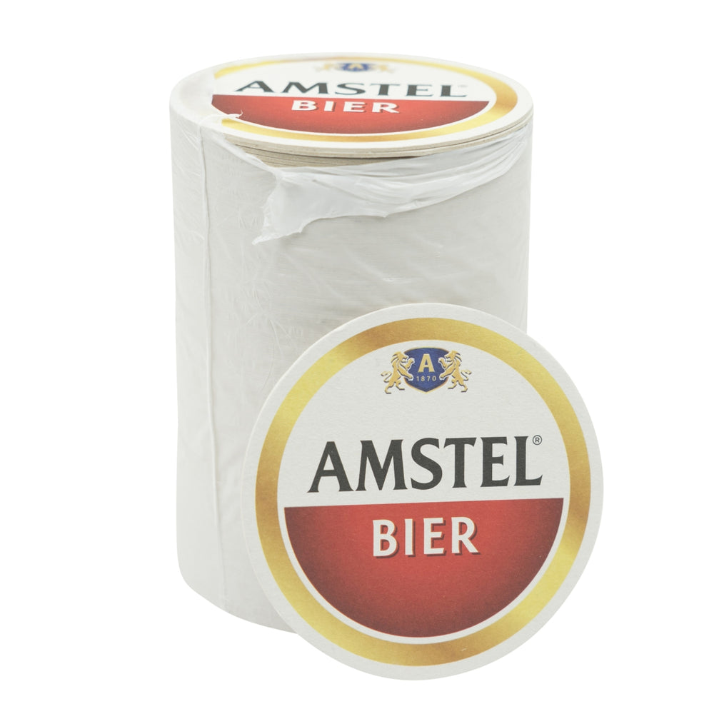 100x Amstel beer coasters, felt coasters, glasses, Netherlands, beer, gastro