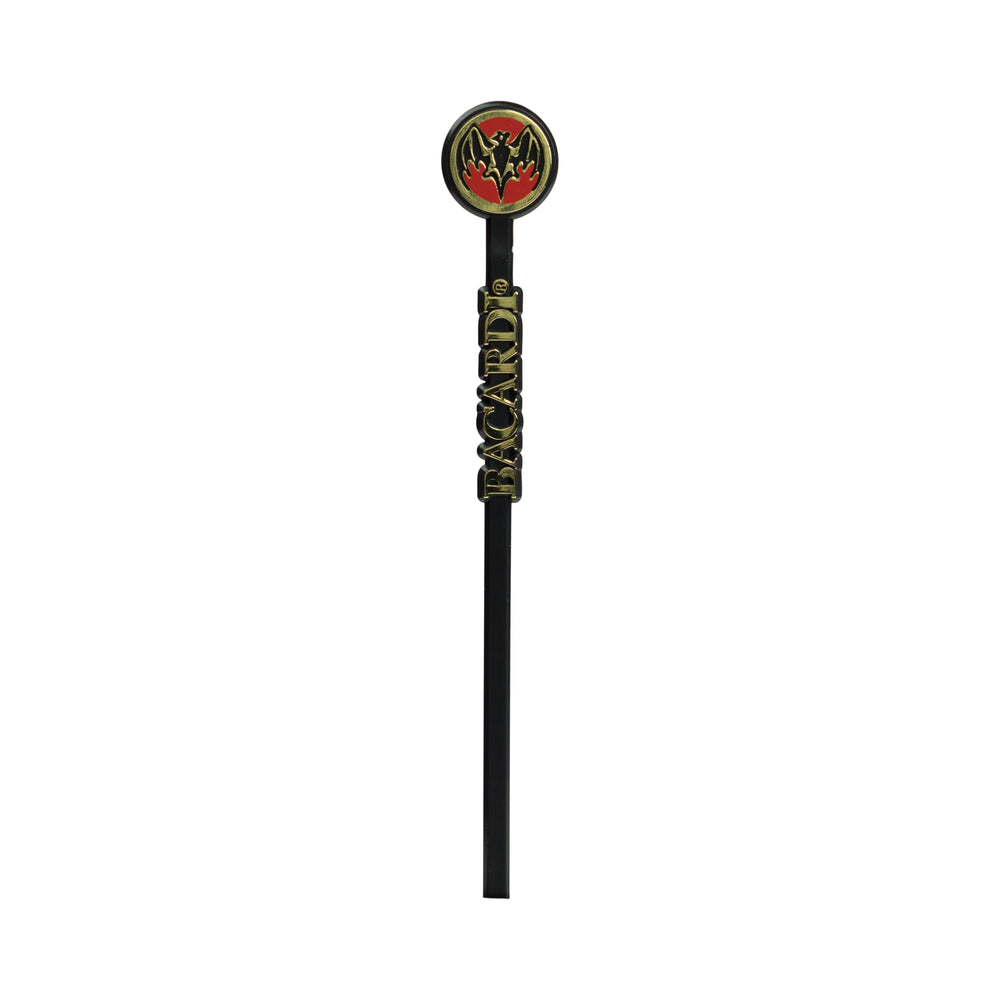100x Bacardi Rum Stirrer black Cocktail Stirrer Longdrink Decoration Glass Gastro